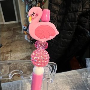 Fun flamingo pen